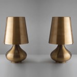 Pair of lamps model 10579 by Max Ingrand, Verre Lumière edition