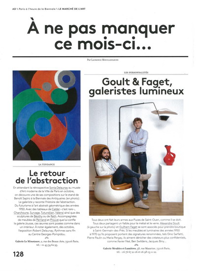 2 AD aout septembre 2014 galerie meubles et lumieres