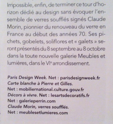 3 TGV Magazine septembre 2014 Meubles et Lumieres